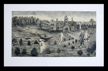 Appraisal: LEONORA CARRINGTON b CROOKSEY HALL Lithograph in colors on paper