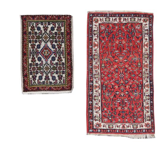 Appraisal: Persian Hamadan carpets ' x ' and ' x '