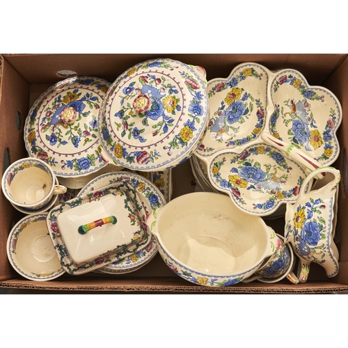 Appraisal: A Masons Ironstone Regency pattern dinner service and a Royal