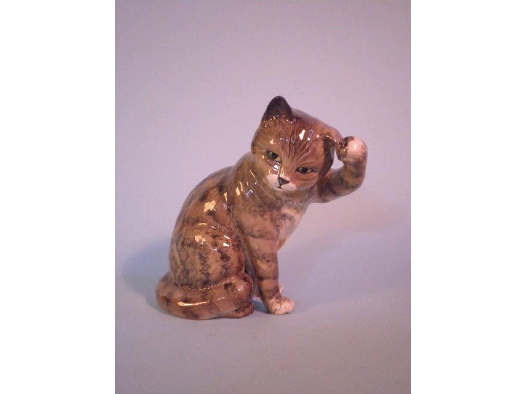 Appraisal: Beswick A cat scratching ear stirped