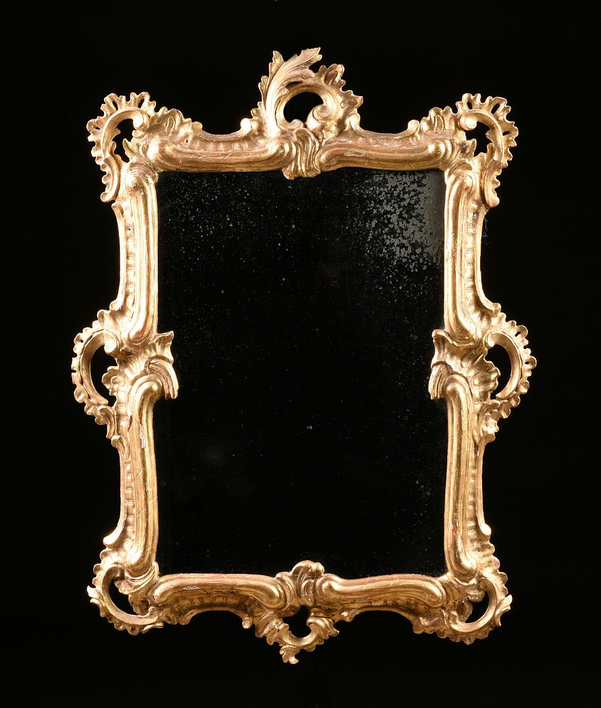 Appraisal: AN ITALIAN ROCOCO REVIVAL GILTWOOD MIRROR LATE TH CENTURY AN