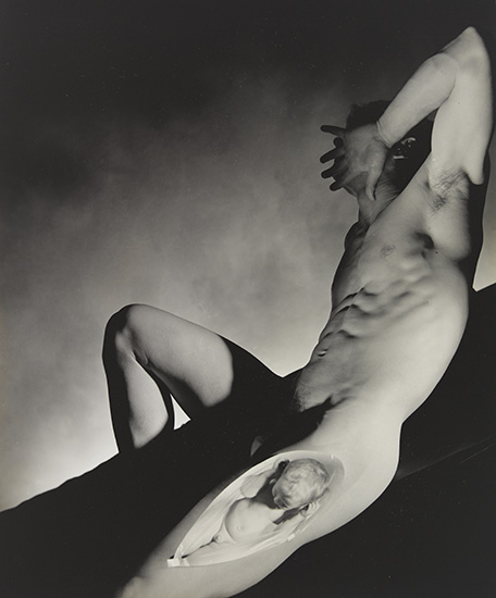 Appraisal: LYNES GEORGE PLATT - Birth of Dionysus Silver print x