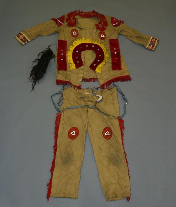 Appraisal: Red Men Lodge attire Native American costume consisting of fringed