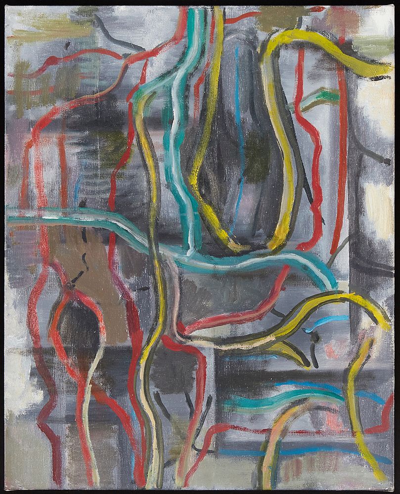 Appraisal: Guillermo Kuitca Untitled Abstract Painting Guillermo Kuitca b Untitled abstract