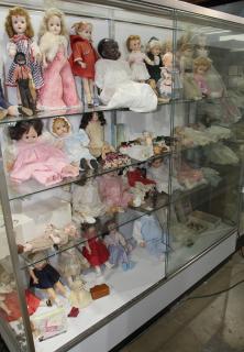 Appraisal: lot of approx Doll group consisting of an antique wax