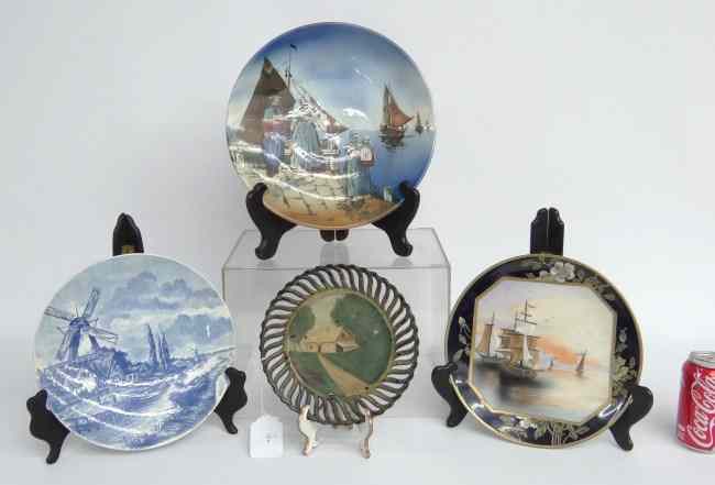 Appraisal: Lot four various plates including German Nippon Villeroy Boch and