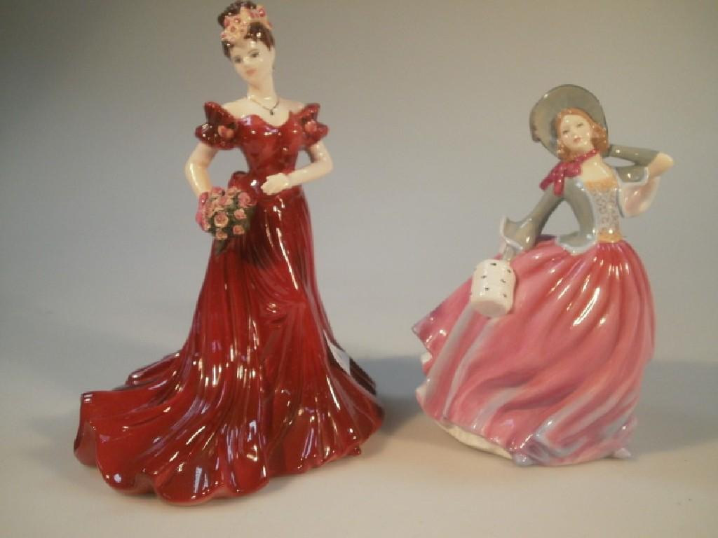 Appraisal: A Coalport figurine Ladies of Fashion Series Jenny and a