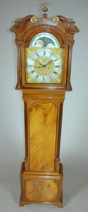 Appraisal: A George III mahogany longcase clock by John Wyke Liverpool