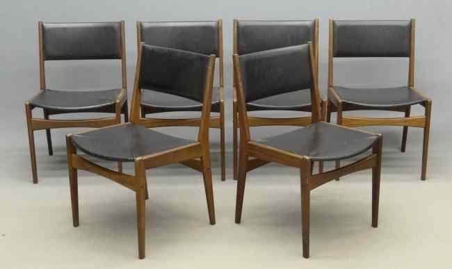 Appraisal: Set of Poul Volther Frem Rojle chairs '' Seat Ht