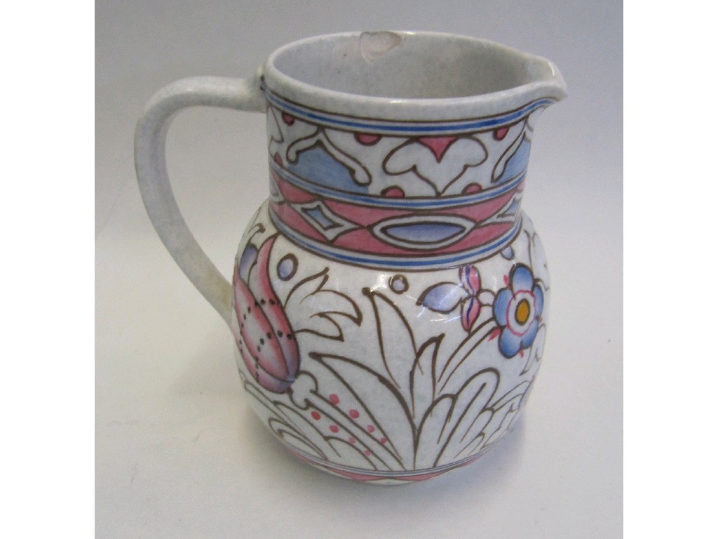 Appraisal: Charlotte Rhead Bursley Ware jug high chip to rim