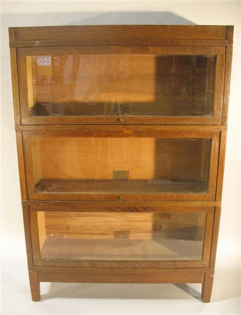 Appraisal: SET OF BARRISTER BOOKCASES h w d in