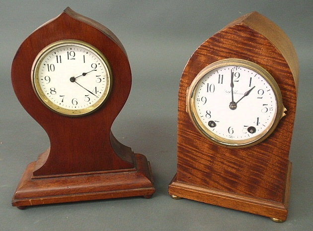 Appraisal: - Seth Thomas mahogany cased mantel clock h and another