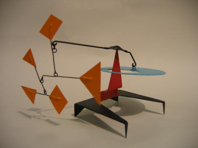 Appraisal: MANNER OF ALEXANDER CALDER Stabile mobile enameled metal h l