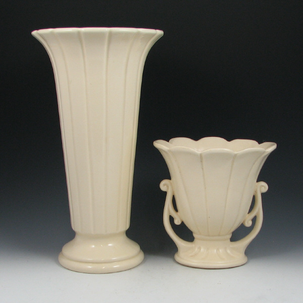 Appraisal: Hull Granada Florist's Ware - Vases Lot of five Granada