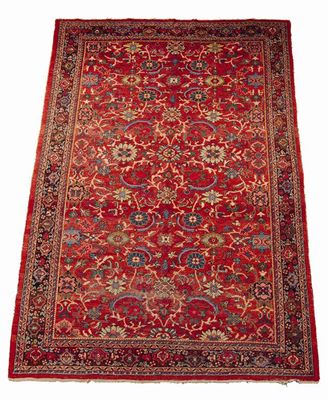 Appraisal: A Mahal carpet North West Persia c x in x