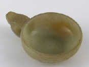 Appraisal: A Chinese jade cup with handle cm diameter