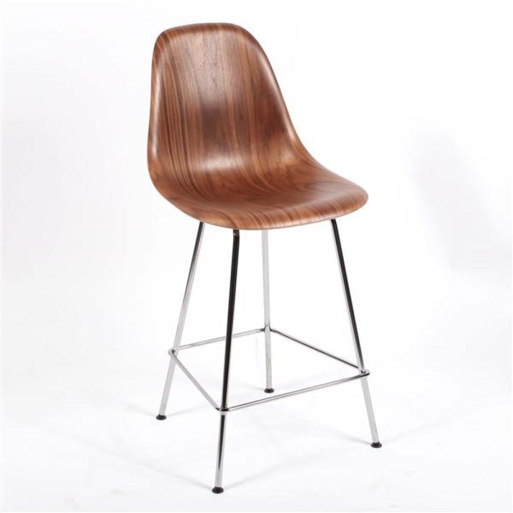 Appraisal: HERMAN MILLER EAMES DESIGN MOLDED WOOD SHELL CHAIR COUNTER STOOL