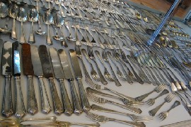 Appraisal: LARGE COMPREHENSIVE SUITE OF AUSTRIAN SILVER CUTLERY