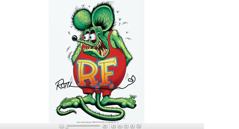 Appraisal: BIG DADDY ROTHA Publicity card featuring the Rat Fink Signed