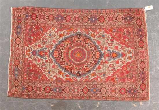 Appraisal: Antique Fereghan Sarouk rug Persia circa x Estimate - Good