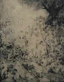 Appraisal: Norman Lindsay - The Duke in Arcady etching and stipple