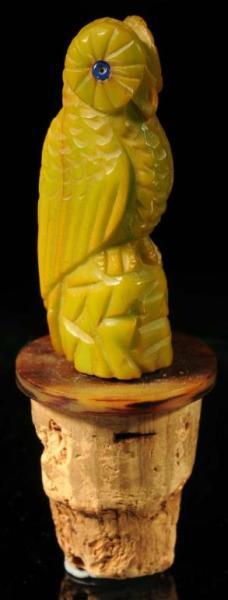 Appraisal: Bakelite Parrot Bottle Stopper Description Parrot itself is long Condition