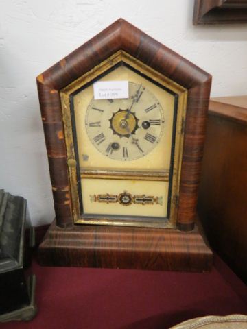 Appraisal: E N Welch Cottage Clock th century working