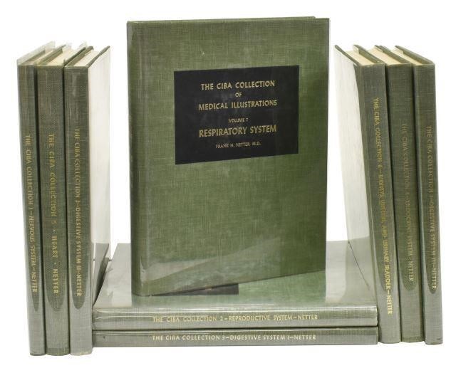 Appraisal: lot of volumes The Ciba Collection of Medical Illustrations Frank