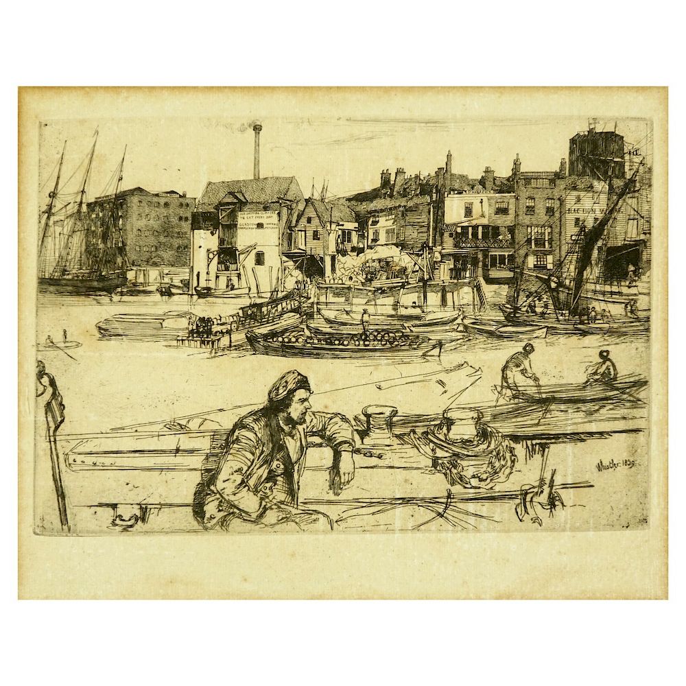 Appraisal: James Abbott McNeill Whistler Etching James Abbott McNeill Whistler American