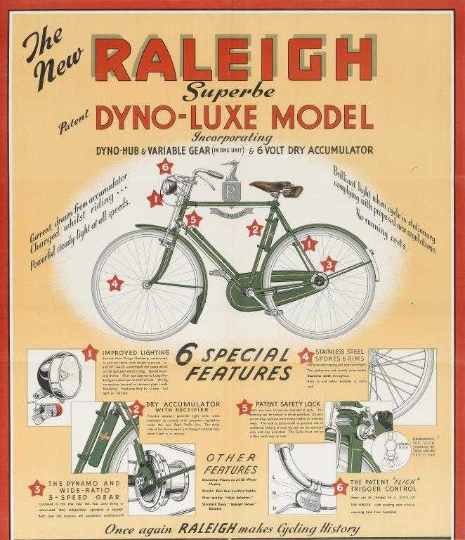 Appraisal: RALEIGH CYCLE CO LTD THE NEW RALEIGH SUPERBE PATENT DYNO-LUXE