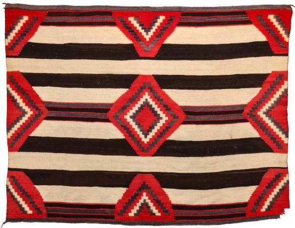 Appraisal: A NAVAJO LATE CLASSIC THIRD PHASE MAN'S BLANKET C The