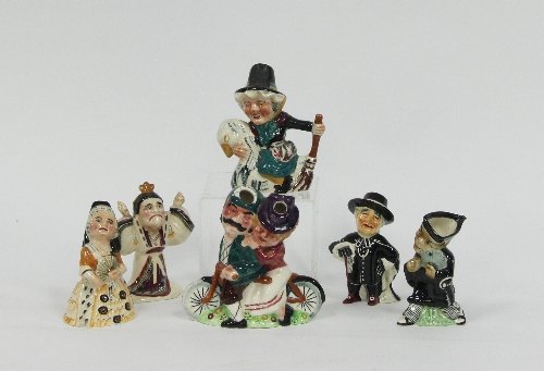 Appraisal: Shorter Son Ltd Six pottery character jugs including Gilbert and