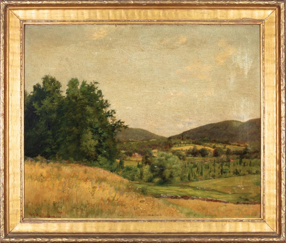 Appraisal: Charles Albert Burlingame American - Landscape with Rolling Hills oil