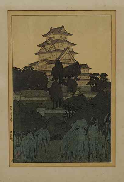 Appraisal: Japanese Woodblock Print by Hiroshi Yoshida Japan A polychrome Japanese