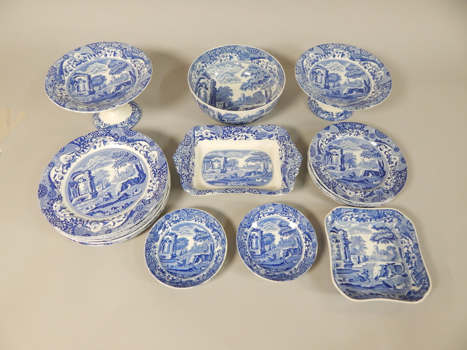 Appraisal: Various items of Copeland Spode Italian pottery to include a