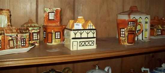 Appraisal: AN INTERESTING COLLECTION OF ELEVEN ITEMS INCLUDING COTTAGE WARE TEA