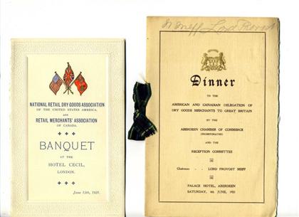 Appraisal: Lot Ephemera Material relating to the visit of the Delegation