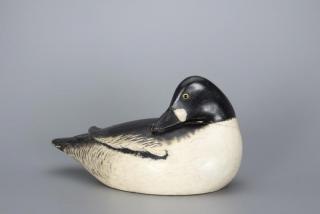 Appraisal: Preening Goldeneye Drake A Elmer Crowell Preening Goldeneye Drake A