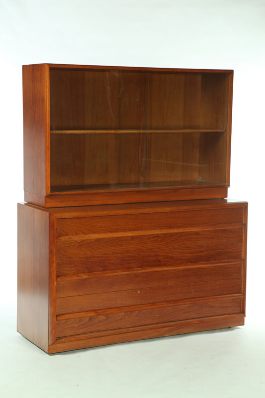 Appraisal: BOOKCASE Designed by T H Robsjohn-Gibbings manufactured by Widdicomb Grand