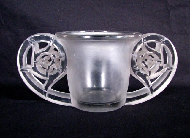 Appraisal: Art Deco Rene Lalique Vase Pierrefonds inches high signed R