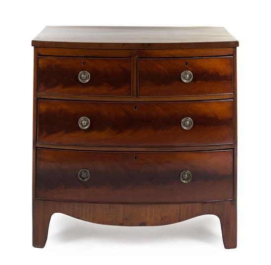 Appraisal: Sale Lot A George III Mahogany Chest of Drawers th