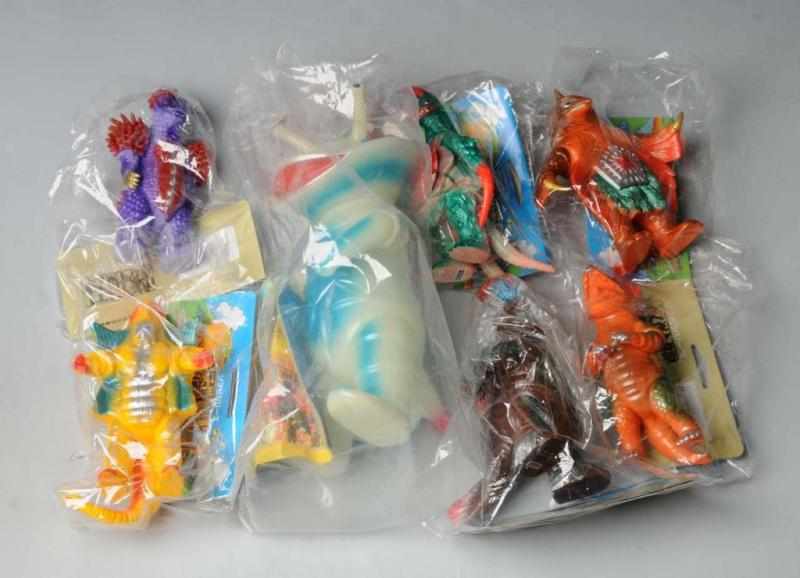 Appraisal: Lot of Ultraman Soft Vinyl Figures Description U S Toys