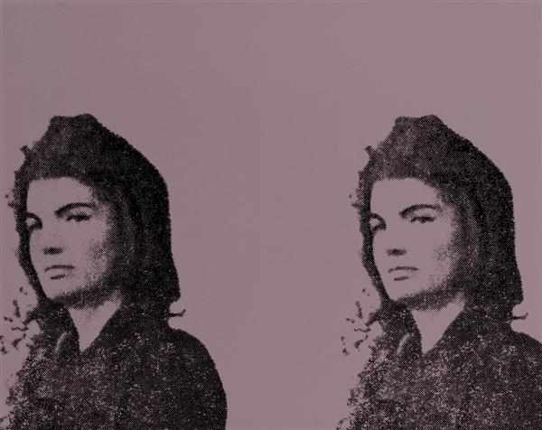 Appraisal: ANDY WARHOL American - ''Jackie II'' screenprint on paper stamped