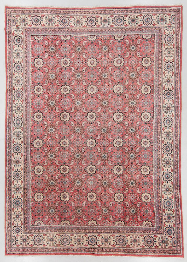 Appraisal: Semi-Antique Sarouk Mahal Rug Persia ' '' x ' ''