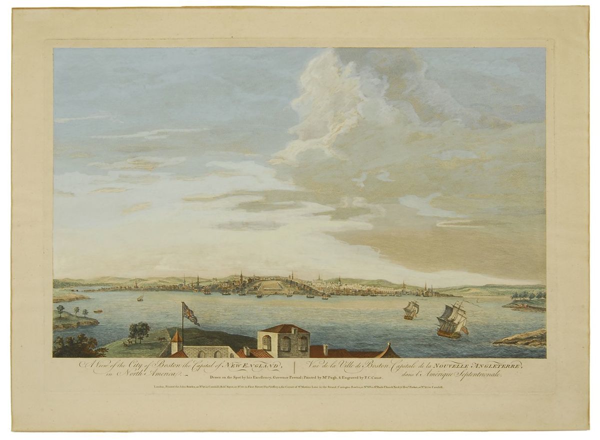 Appraisal: RARE FRAMED ENGRAVING th CenturyA View of the City of