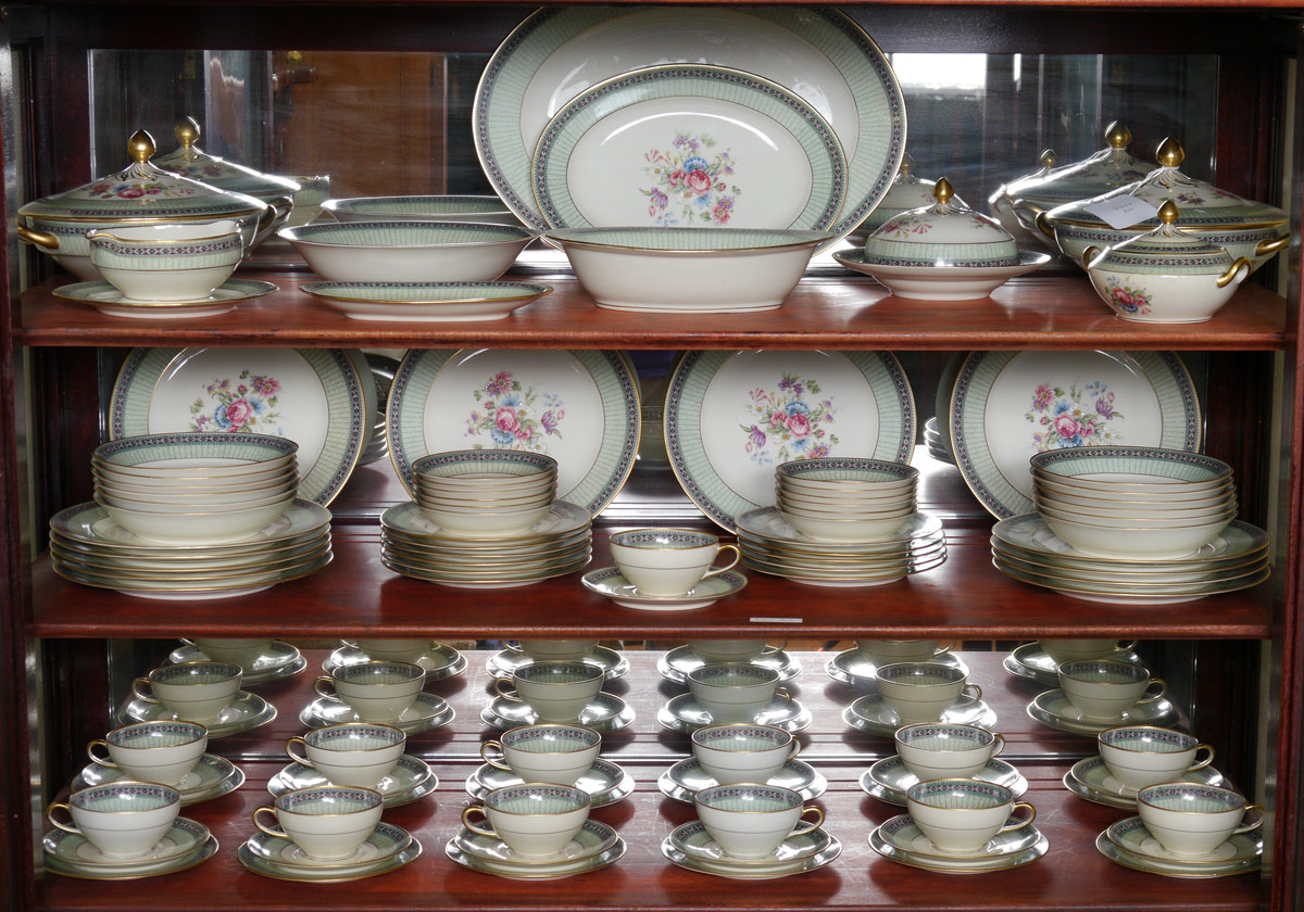 Appraisal: CHARLES AHRENFELDT FRENCH LIMOGES FINE CHINA Approx pieces to include