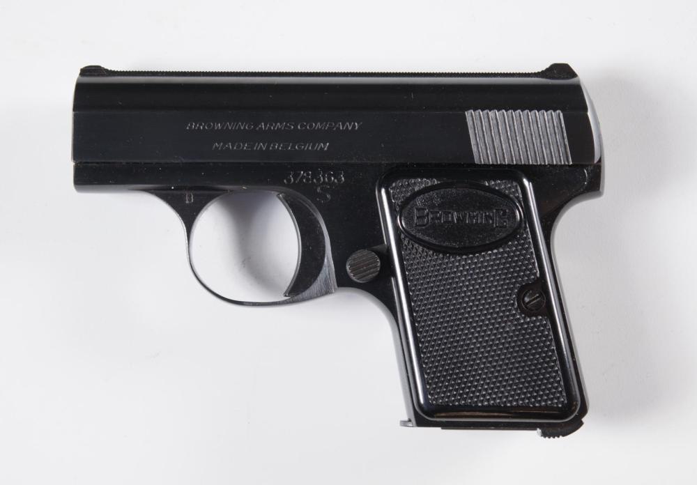 Appraisal: BELGIUM BROWNING BABY MODEL SEMI AUTOMATIC PISTOL acp caliber barrel