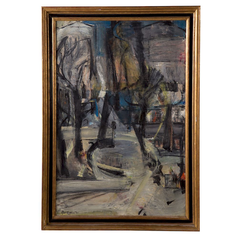 Appraisal: Grace Hartigan Washington Square New York City American - Oil