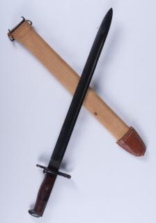 Appraisal: A G Jenkins U S Army Bayonet w Scabbard Featuring