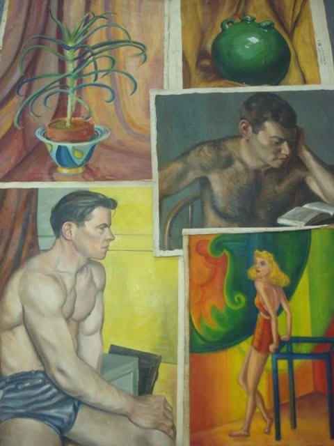 Appraisal: WENDELL Ray O Cs - Figure Studies Still Lifes of